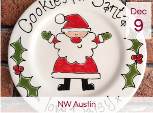 cookie plate for santa class